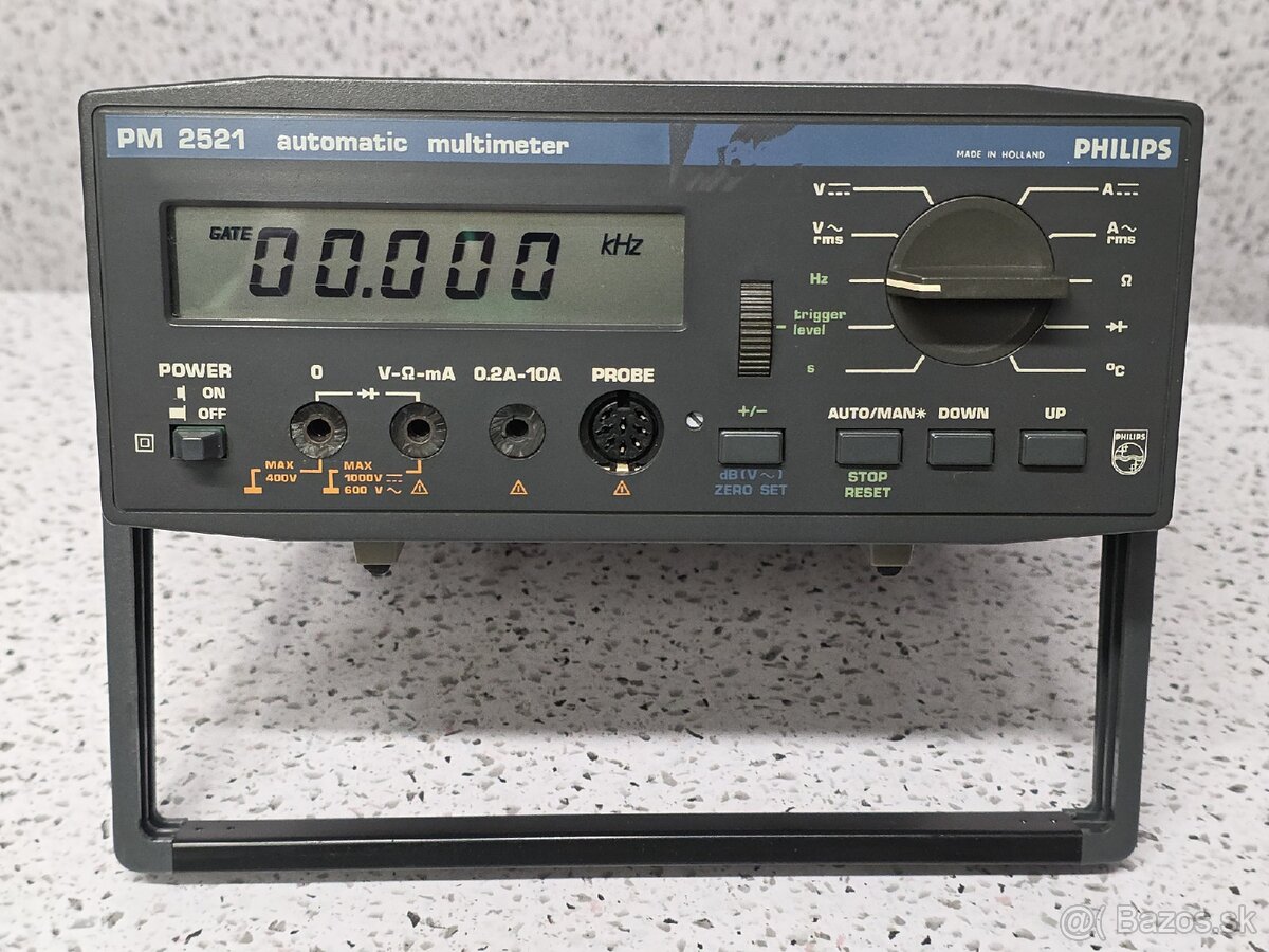 Philips PM2521 》Automatic Multimeter 》Made in Holland - 4
