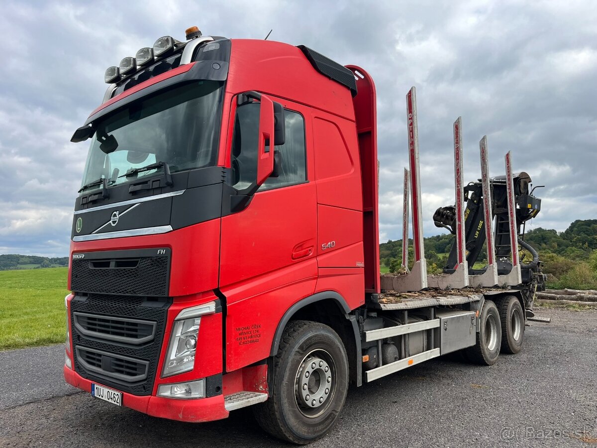 Volvo FH13 540 s hydraulickou rukou pro přepravu dřeva - 4