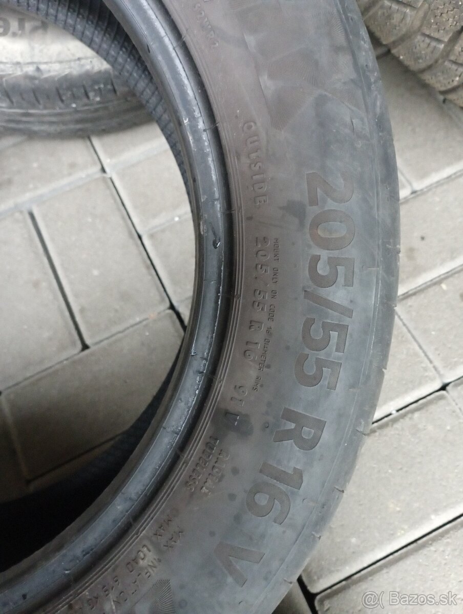 1ks letna 205/55R16 Continental PC6 - 4
