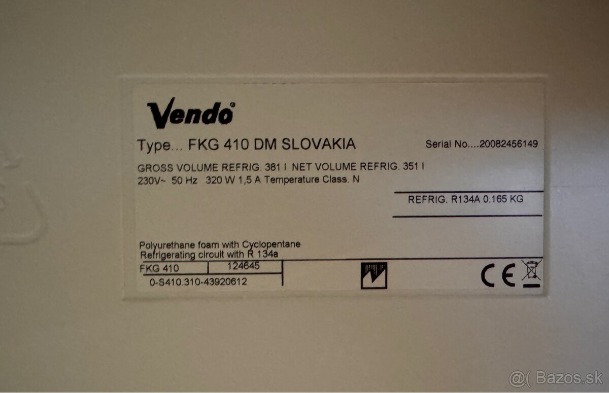 Predám chladničku Vendo - 4