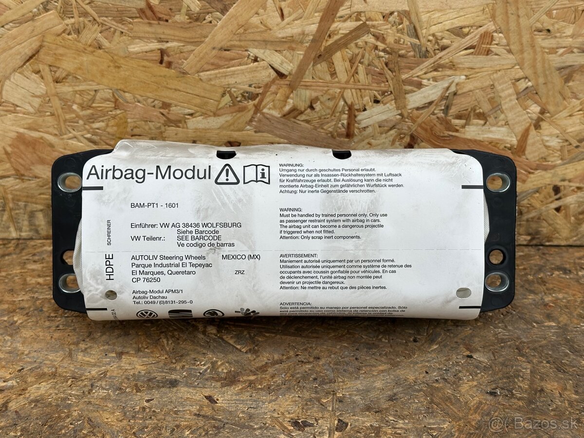 Golf 6 EU palubovka+airbag+pásy - 4