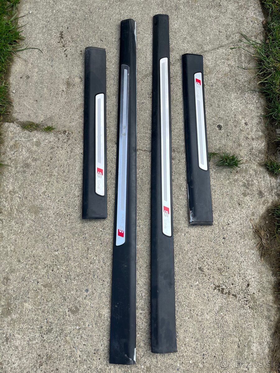 Sline prahové lišty Audi a6 c6 - 4