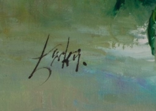 OBRAZ - Olejomaľba -Małgorzata Łącka - Májová báza - 4