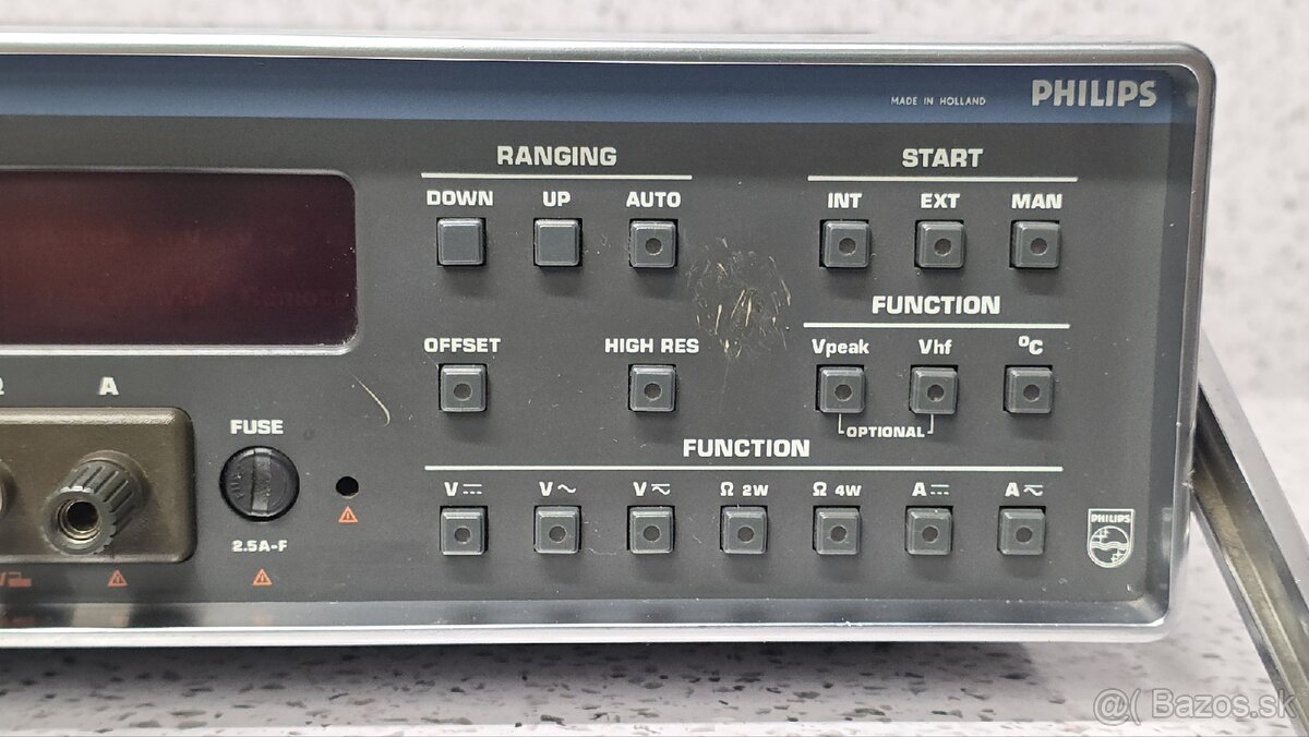Philips PM2528 》Automatic RMS Multimeter 》Made in Holland - 4