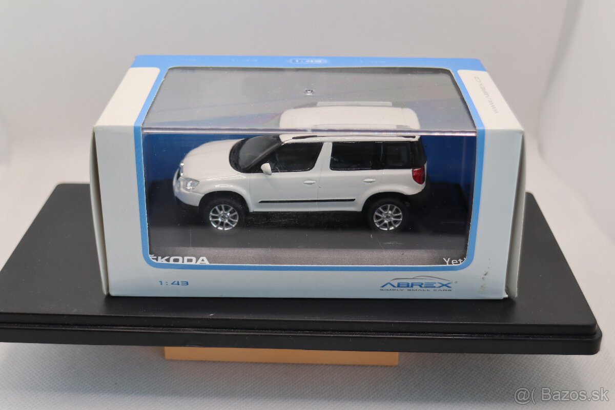 Modely Škoda 1:43 Abrex biele - 4