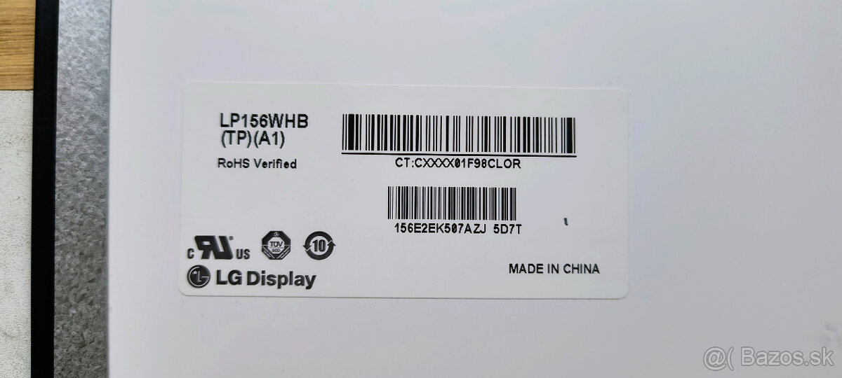 LCD display pre notebook 15.6" 1366x768 LED 30pin eDP Slim - 4