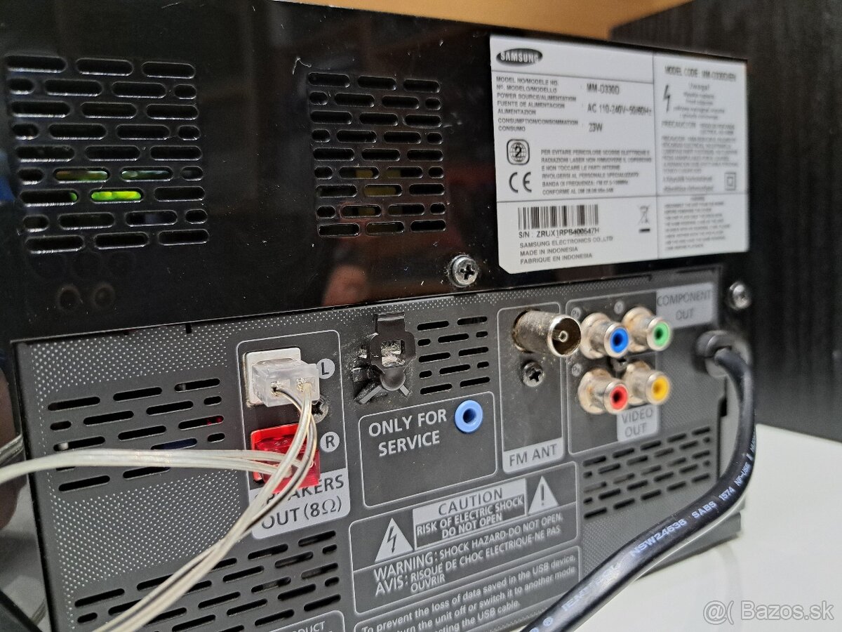 MINI HI-FI CD/DVD Systém SAMSUNG MM-D330D - 4