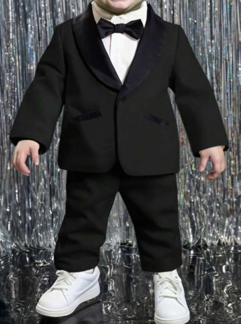 Detský oblek s košeľou - 4