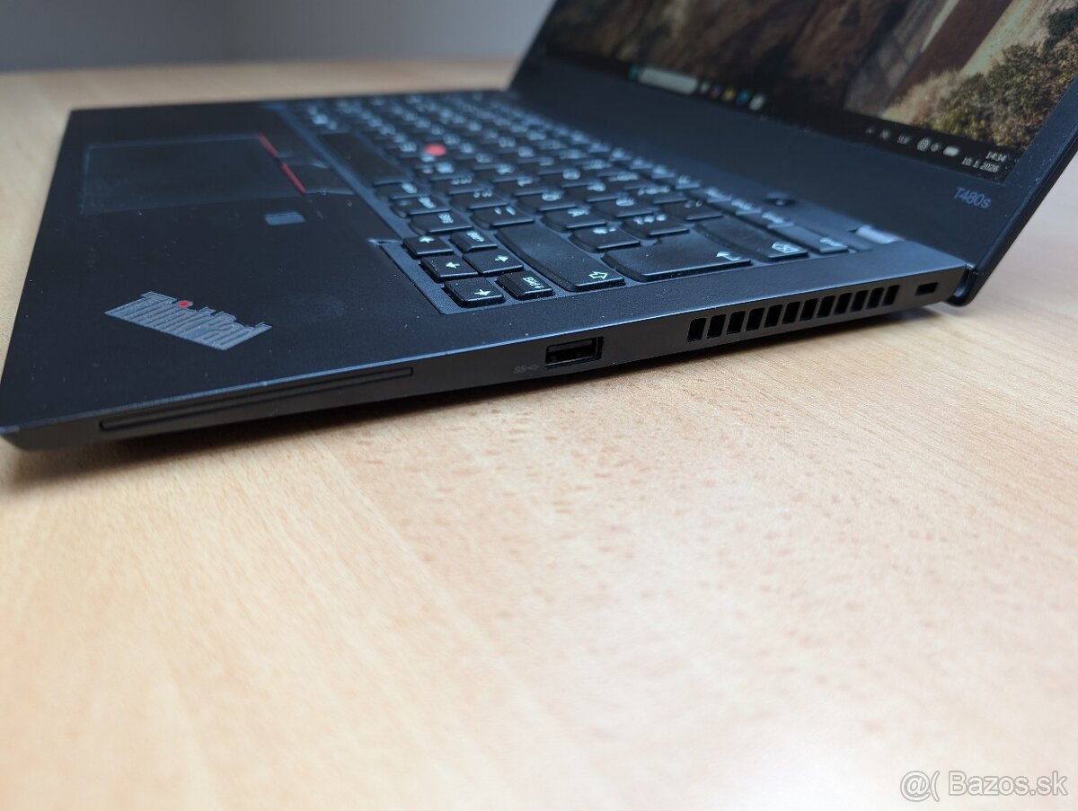 Notebook Lenovo ThinkPad T480s i7-8650U / dotykový - 4