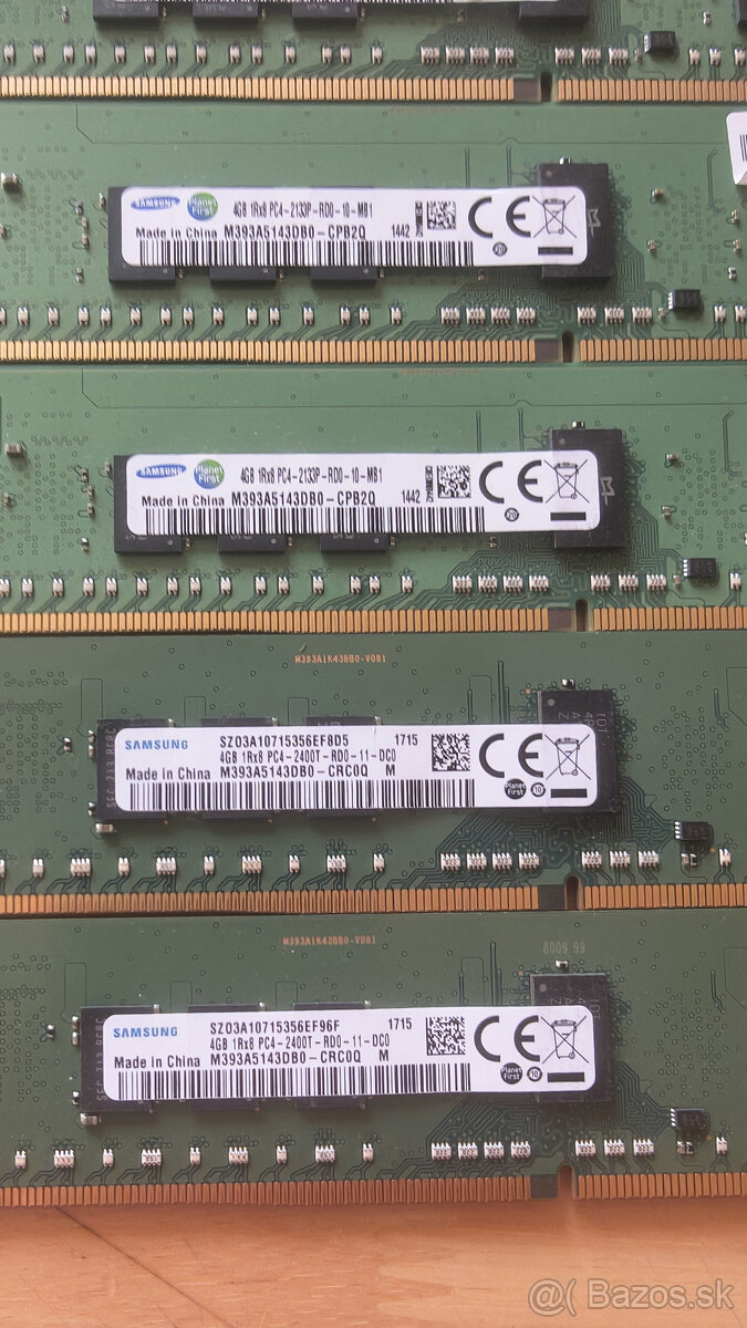 Serverové DDR4 RAM - 4