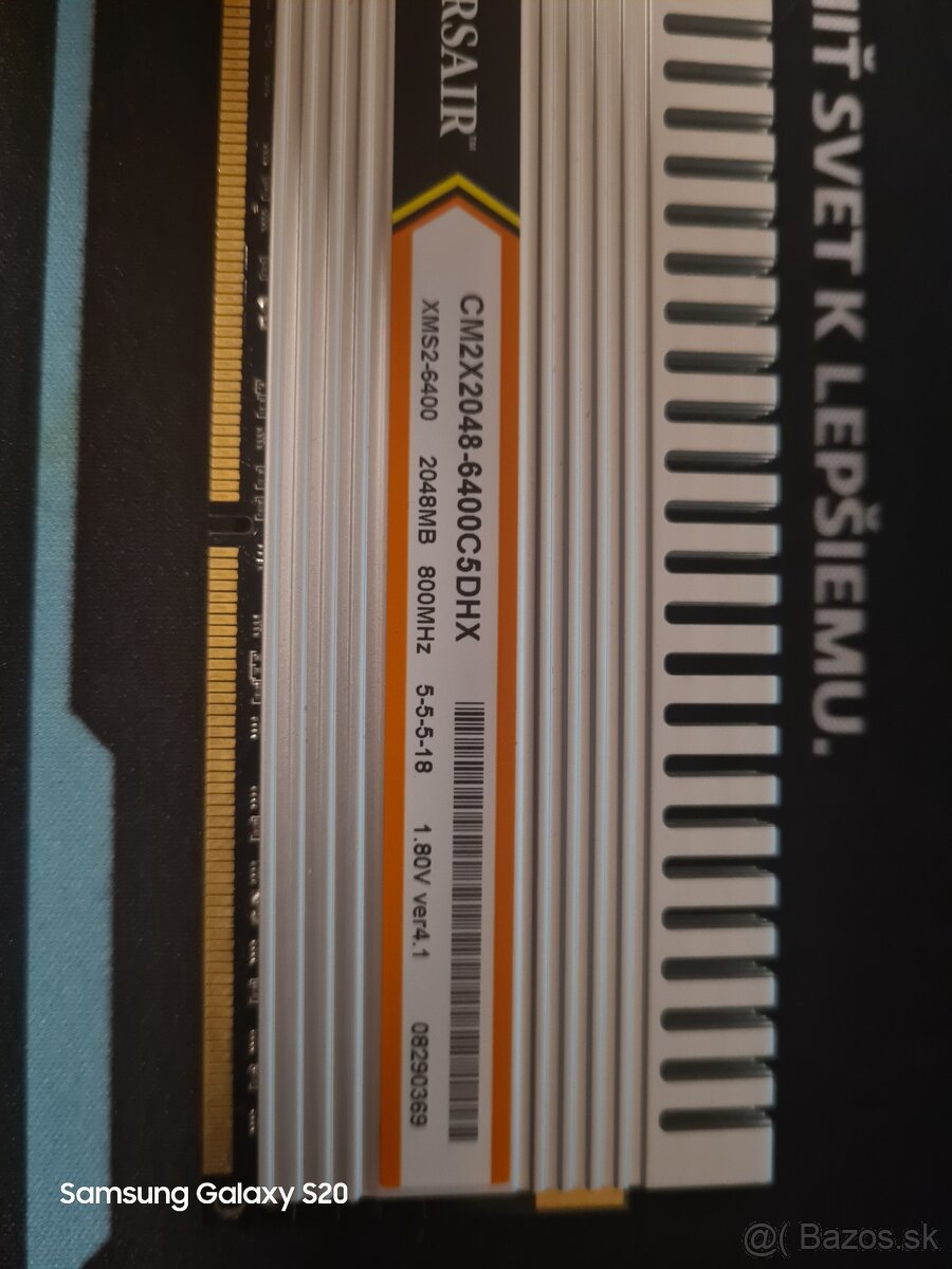 Ramky 2x2gb ddr2 800mhz corsair - 4