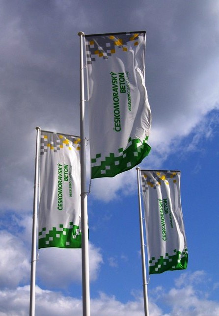 Stožiar 12m vysoky sklolaminat, vlajka nosič - 4