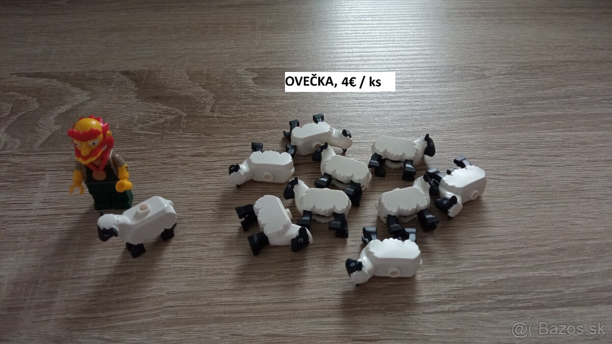 Predám nové Lego dieliky, castle figúrky, zvieratá - 4