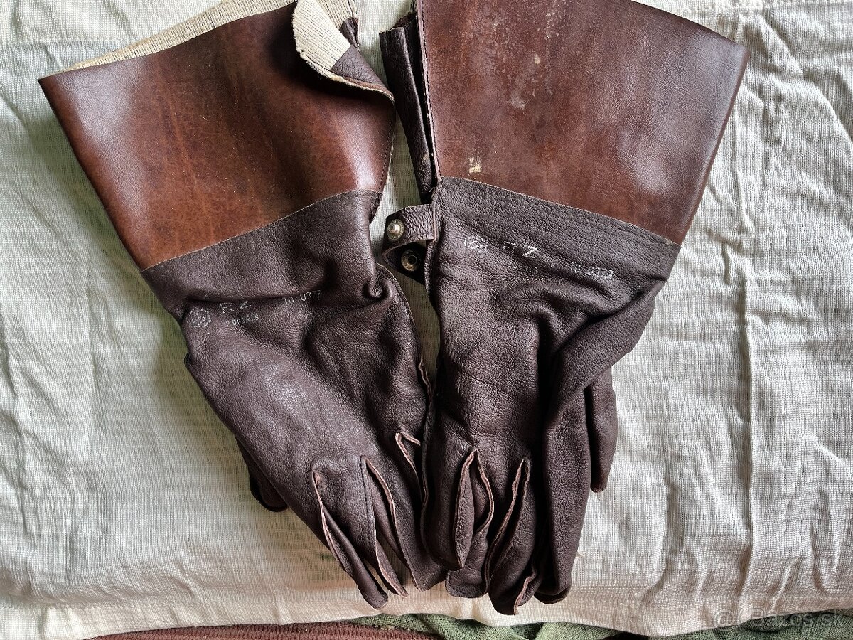 Kožené retro rukavice - 4
