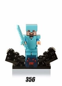 MINECRAFT 12 ks sada postaviciek - 4