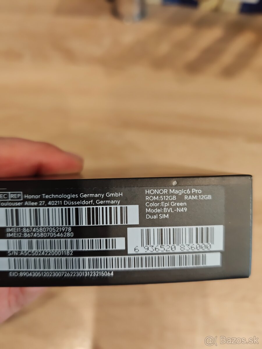Predám Honor Magic 6pro zelený 12/512GB - 4