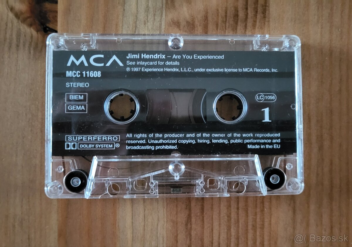 Originál Jimi Hendrix Kazeta - Are You Experienced - 4