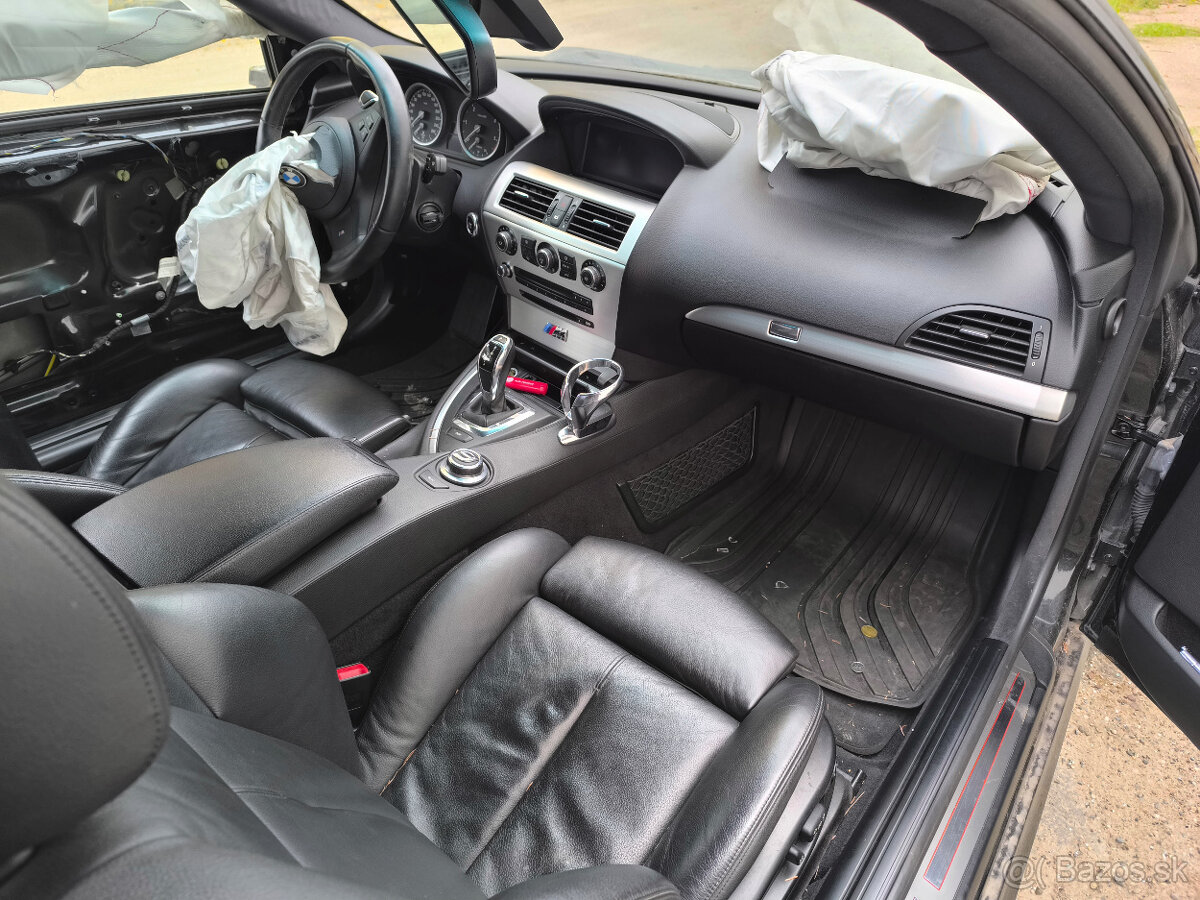 Bmw e63 lci kožený sport interiér.Velmi pěkný. - 4
