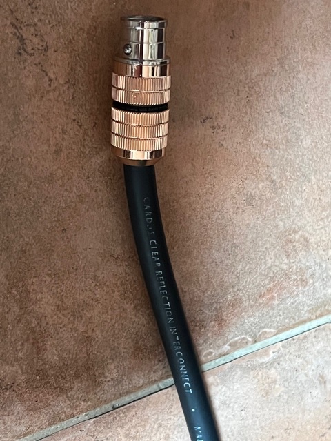 Predám XLR káble Cardas Clear Reflection 1m - 4