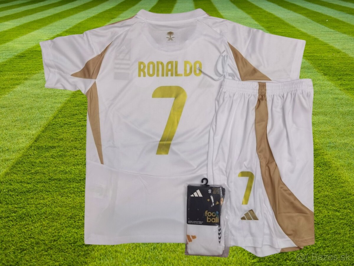 Ronaldo biely detský dres Al-Nassr 135-145 - 4