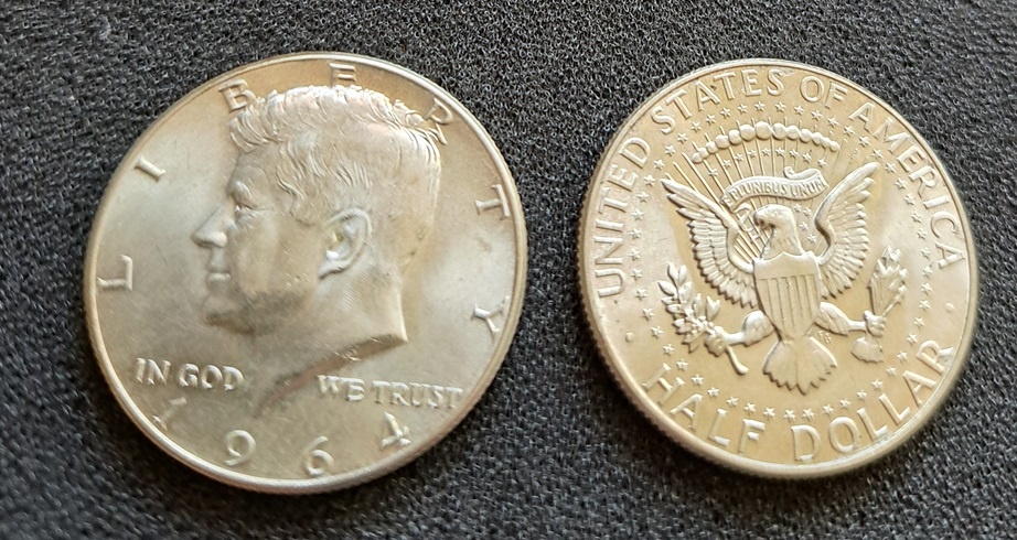 USA Kennedy Half Dollar 1964 strieborna minca - 4