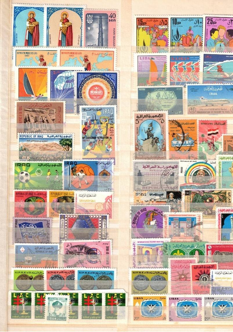 Poštové známky - 10 - Ázia - 20€ - 4