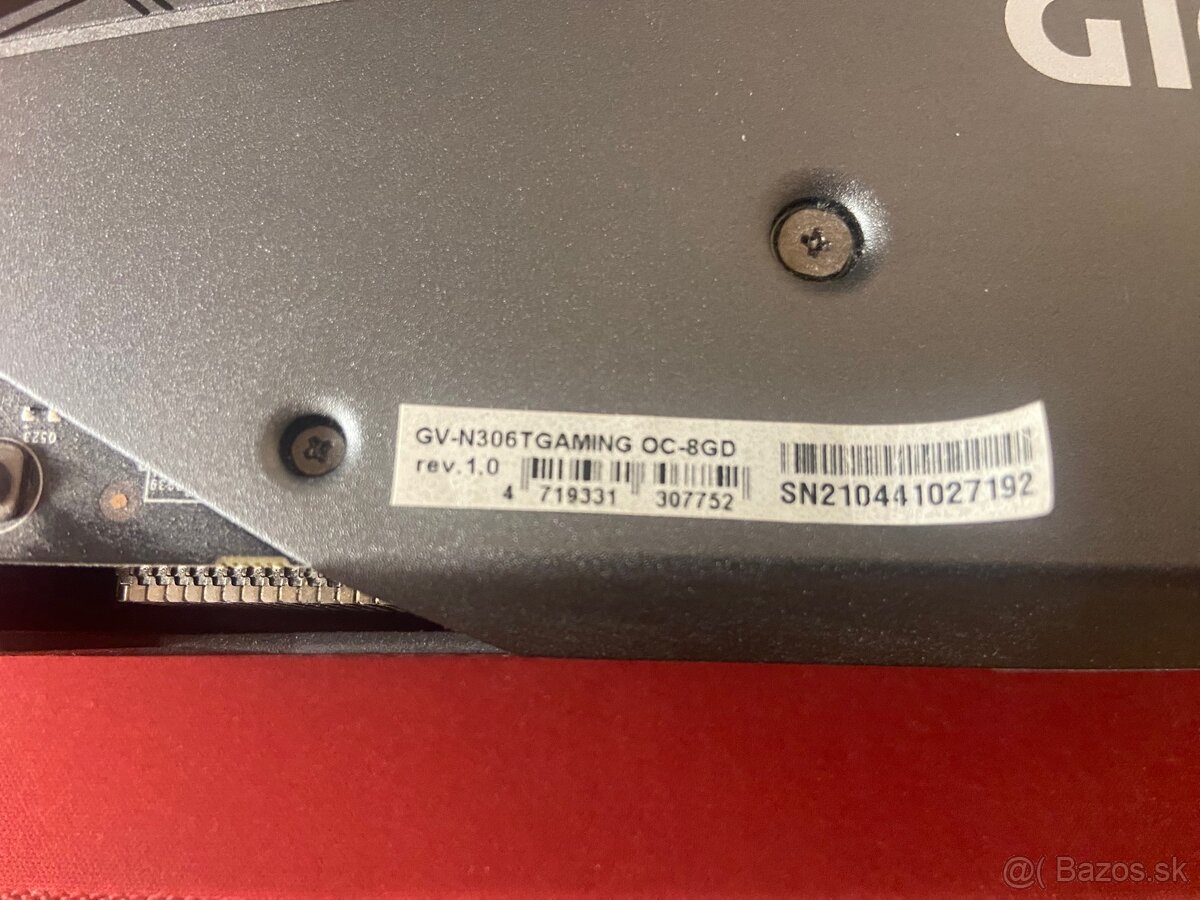 Gigabyte Nvidia RTX 3060 Ti OC 8GB - 4