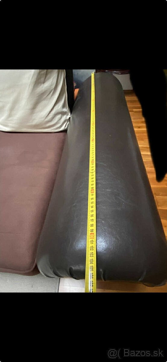 Sedacia súprava / gauč s taburetkou - 4