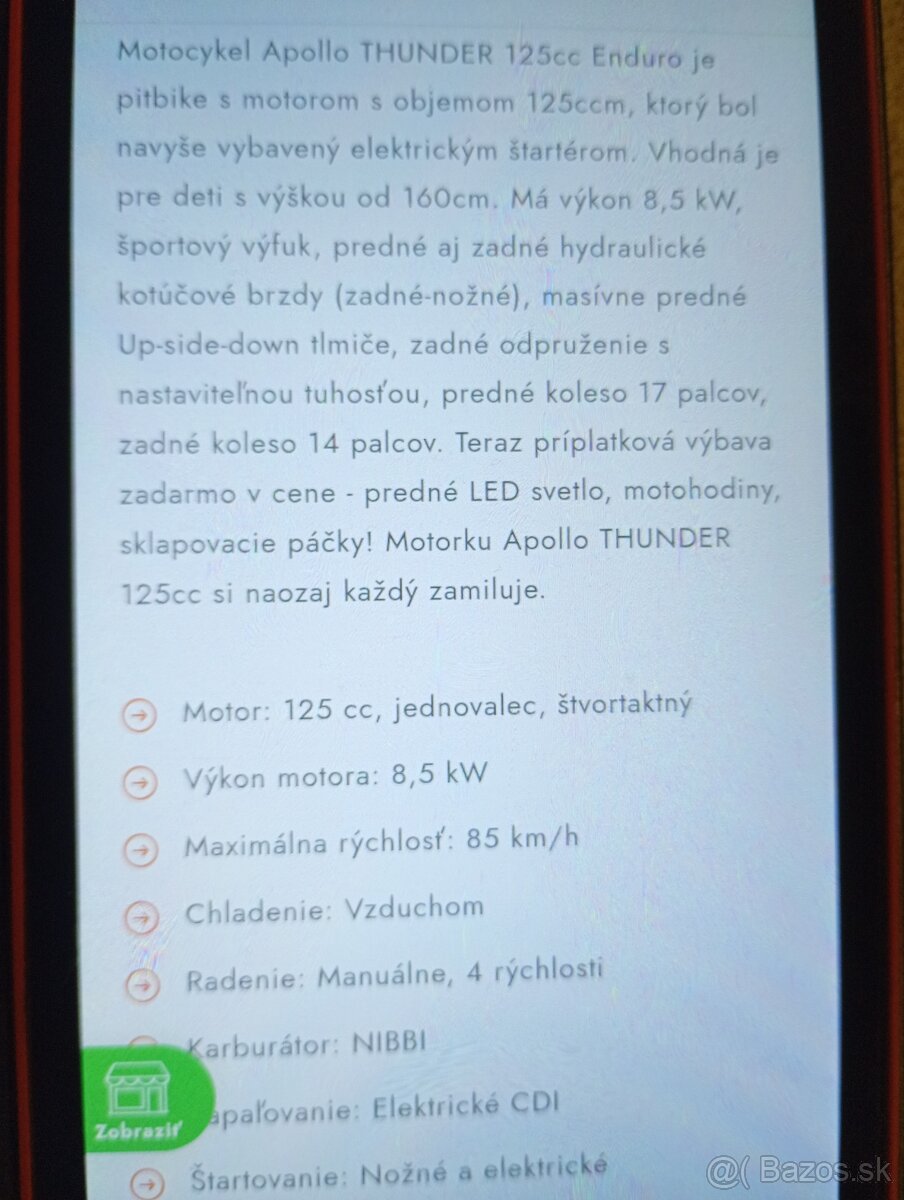 Pitbike 125cc bazos - 4