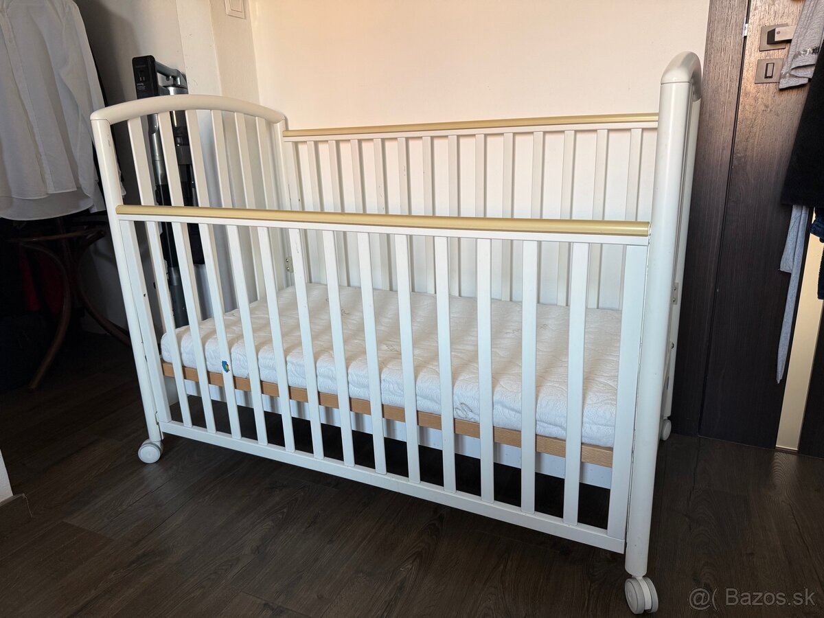 Pali,, Detská postieľka s matracom - 4