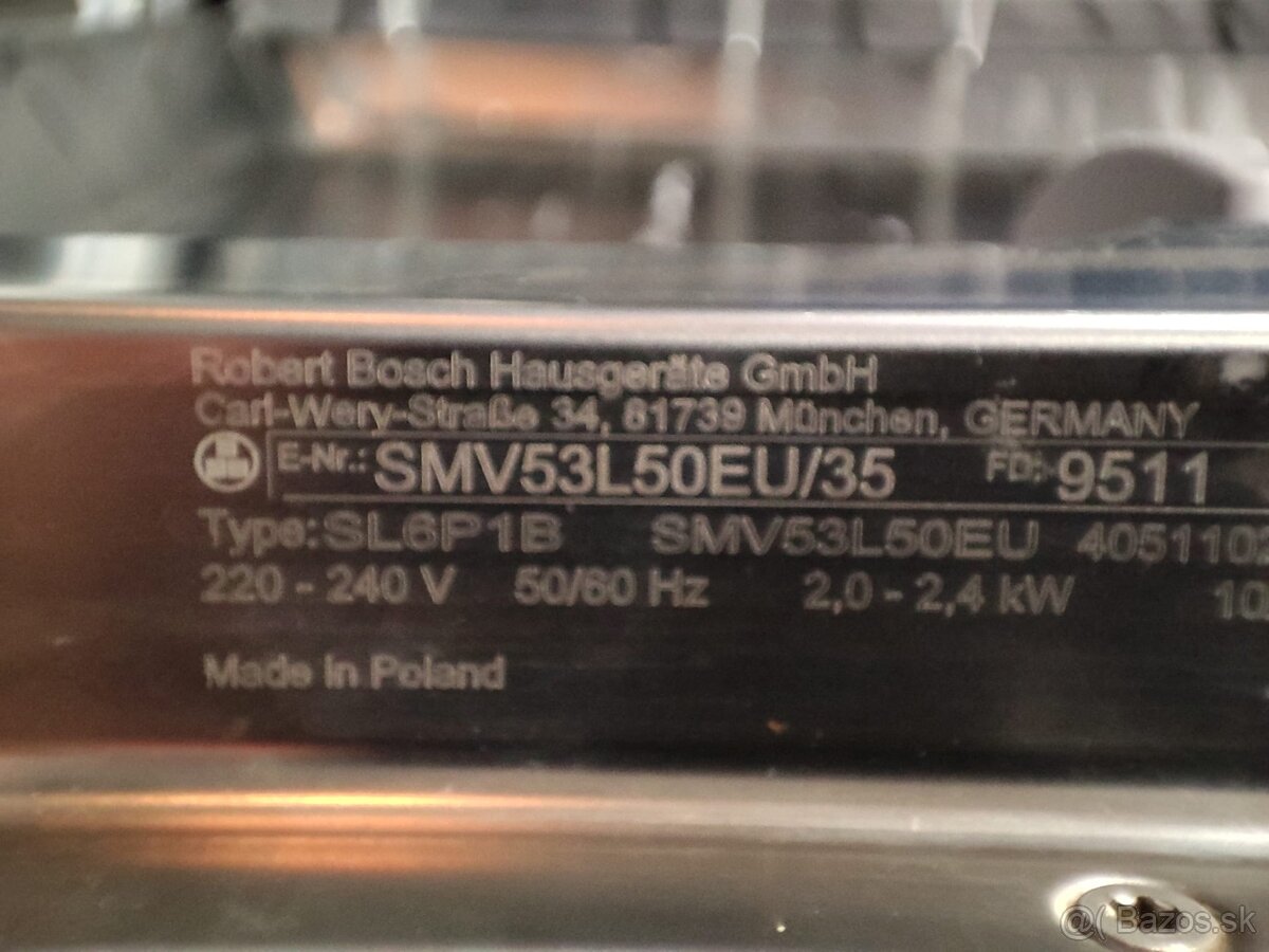 Predám funkčnú umývačku riadu BOSCH - 4