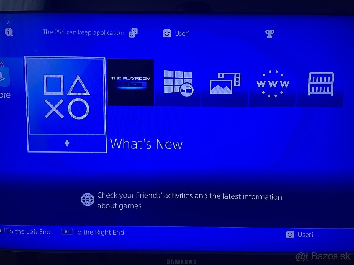 Predám PlayStation 4 + 2x ovládač + 7 hier - 4