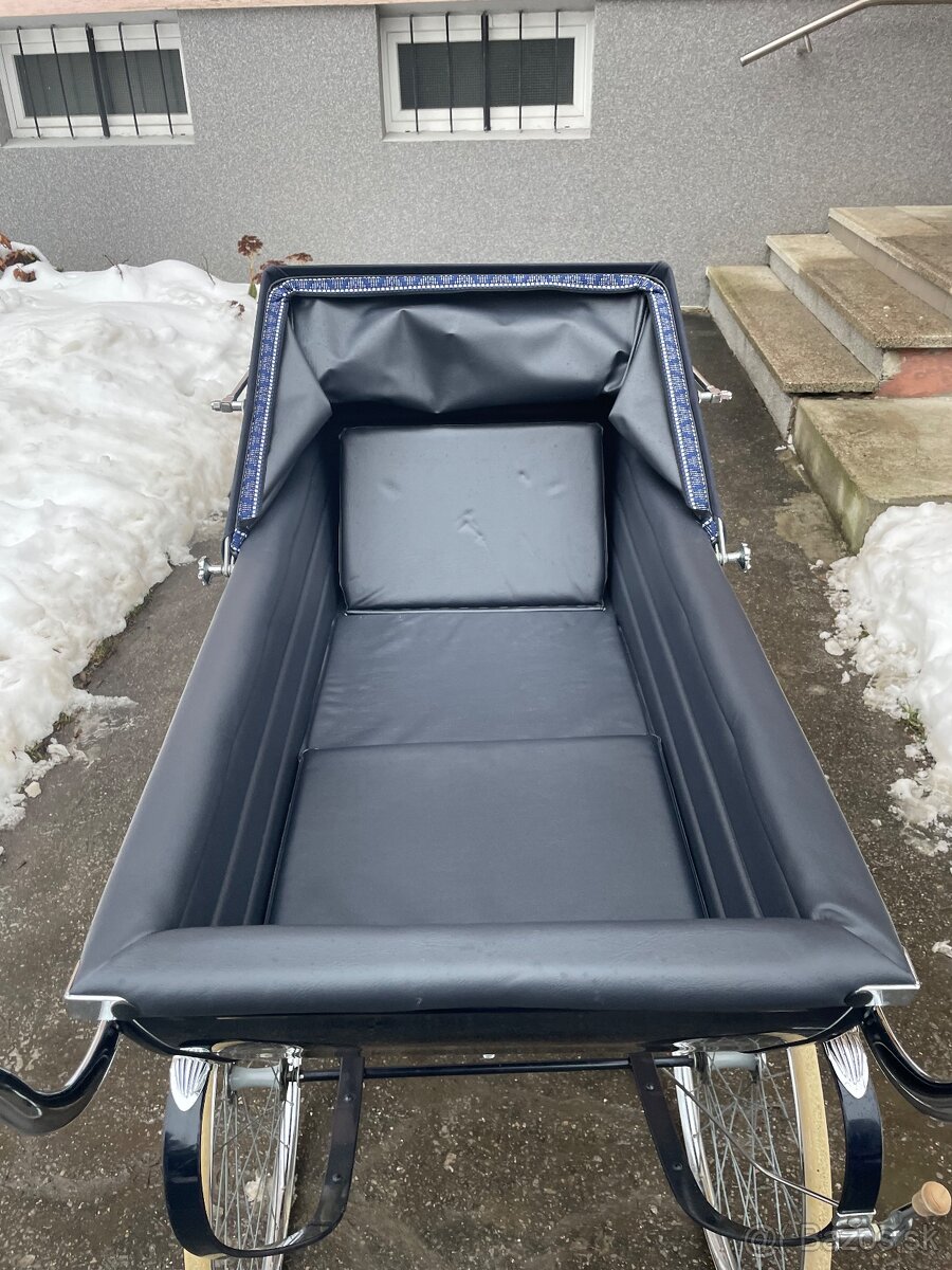 Vintage anglicky Silver cross - 4