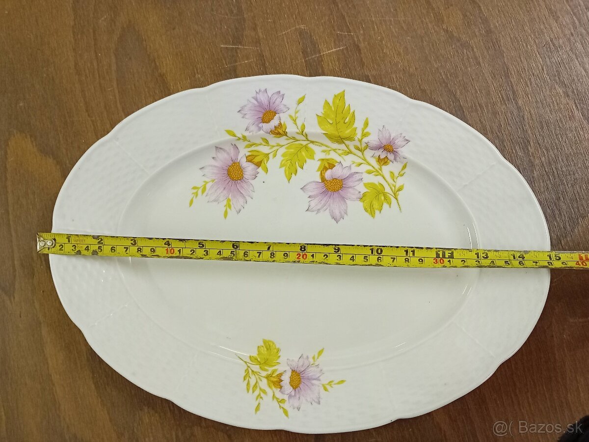 Kávová súprava, ozdobné vázy, misa, taniere, poháre - 4