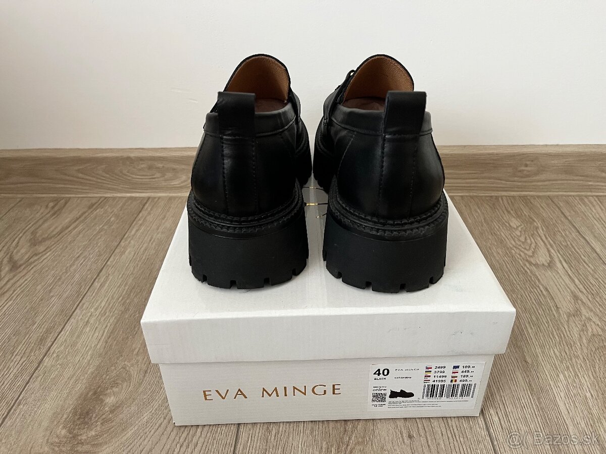 Kožené lordsy Eva Minge, veľkosť 40 - 4
