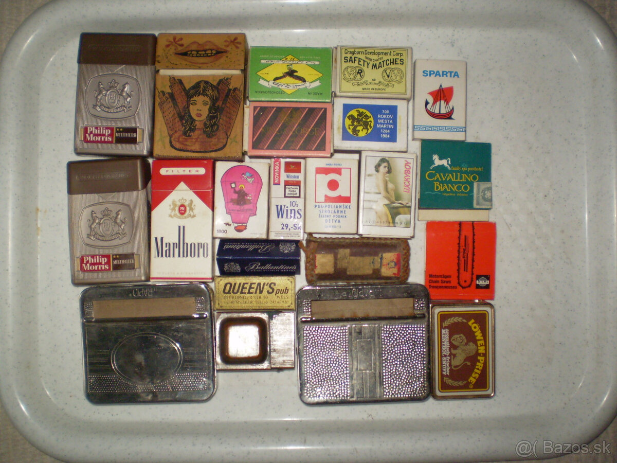 plynové zapaľovače kovové a tabatierky - 4