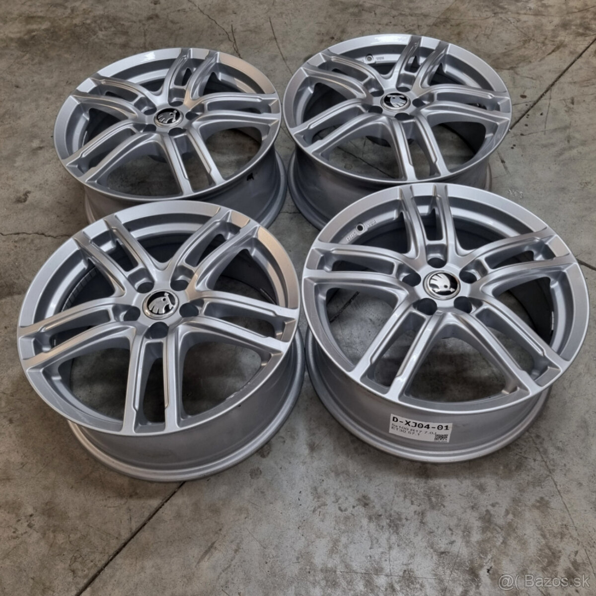 Hliníkové disky 5x100 R17 7J ET30 - 4