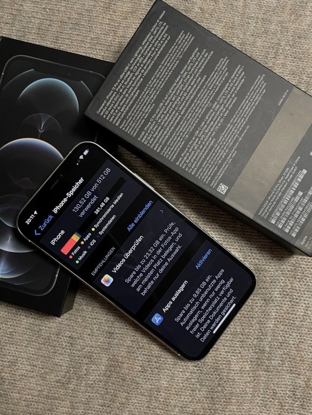 Apple iPhone 12 Pro Silver - 512GB - 4