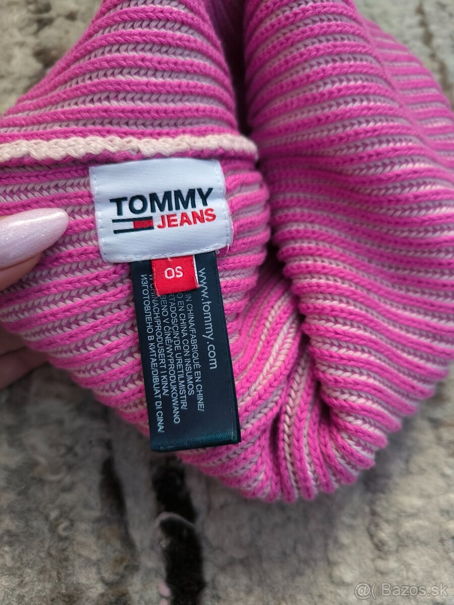 Dámska čiapka Tommy Jeans - ružová - 4