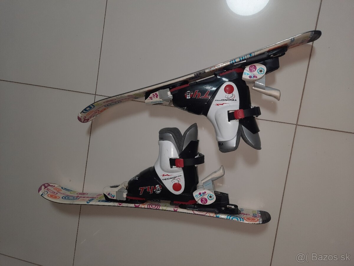 Detské lyže 70 cm a lyžiarky veľ. 212 mm - 4