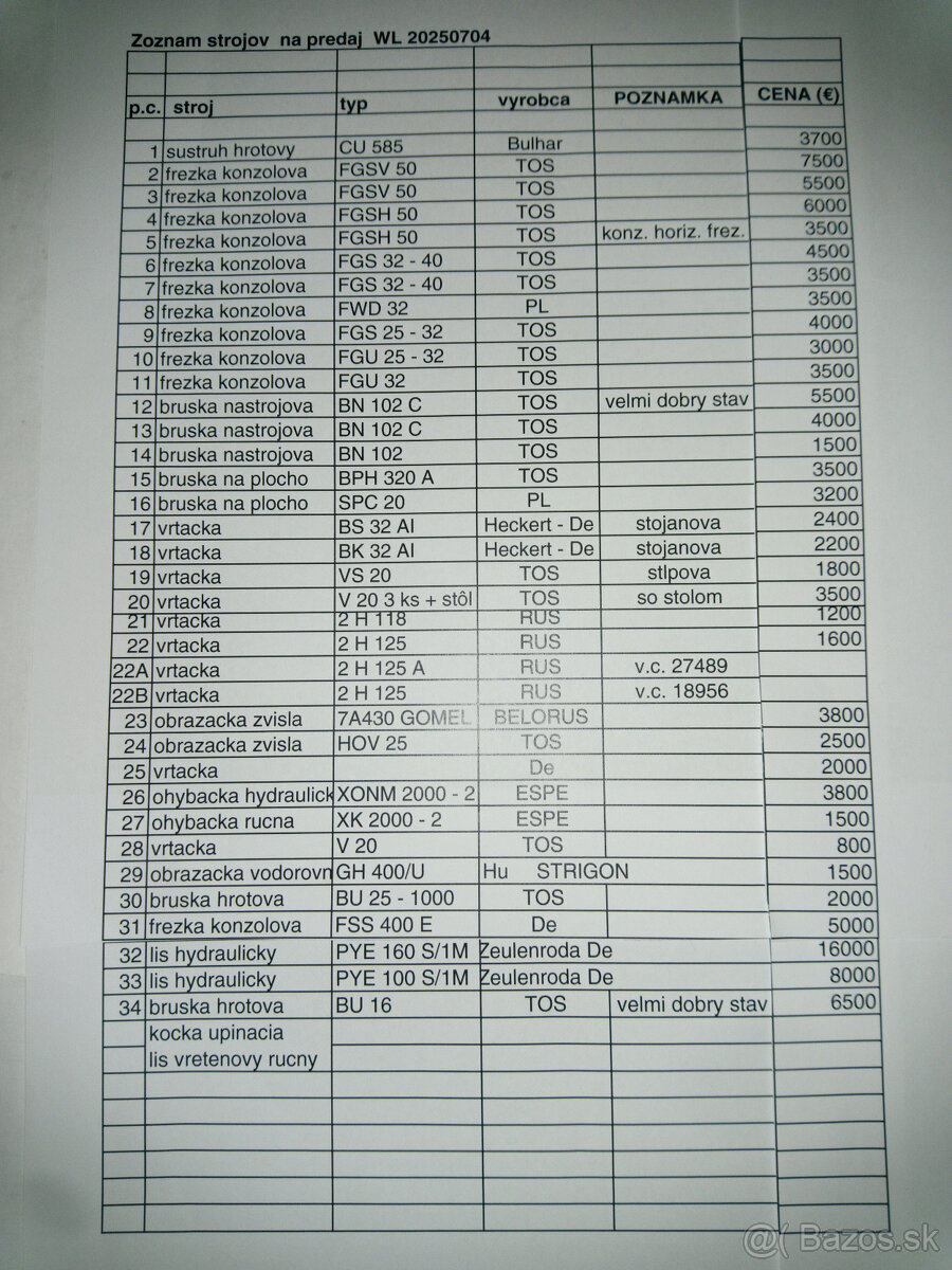 vŕtačka stojanová RUS, typ 2H 118 - 4