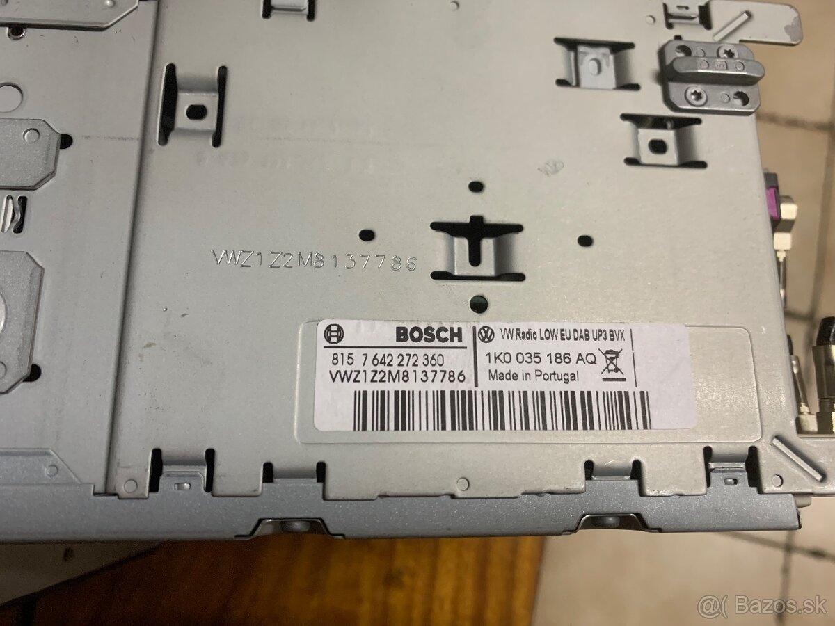 Predám autorádia originál vw škoda aj s kódom - 4