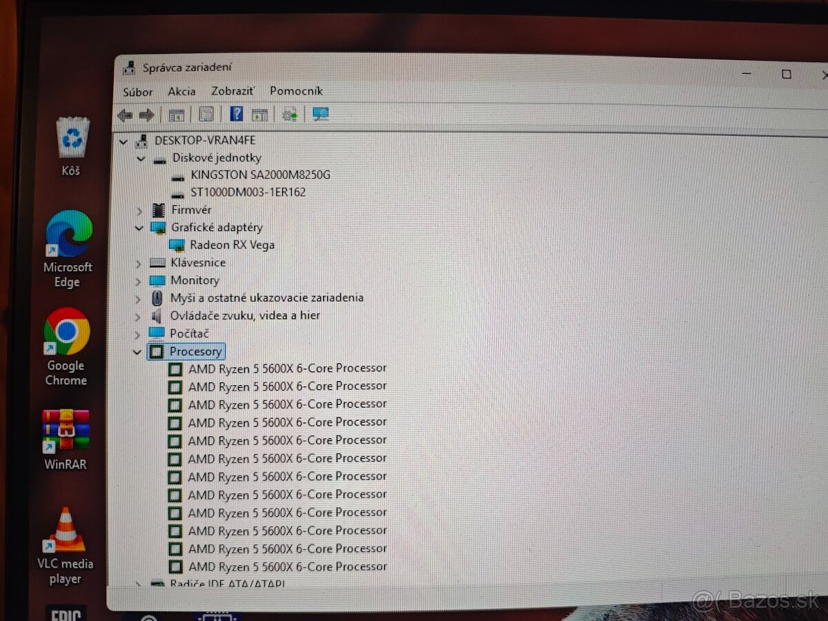 Predam herny PC - 5600X, VEGA64, 16GB ram - 4