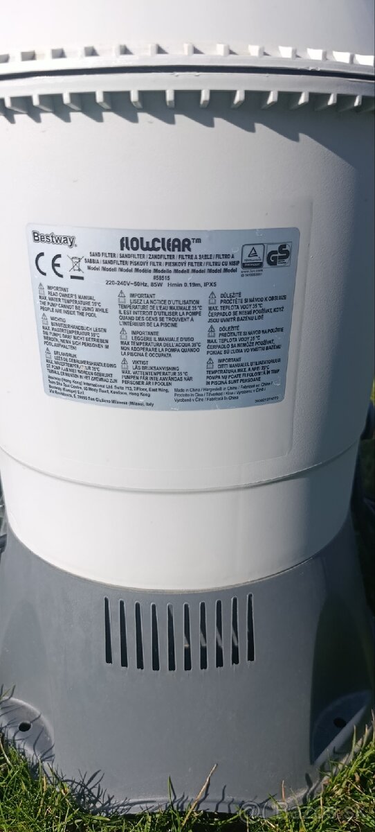 Piesková Filtrácia Bestway - 4