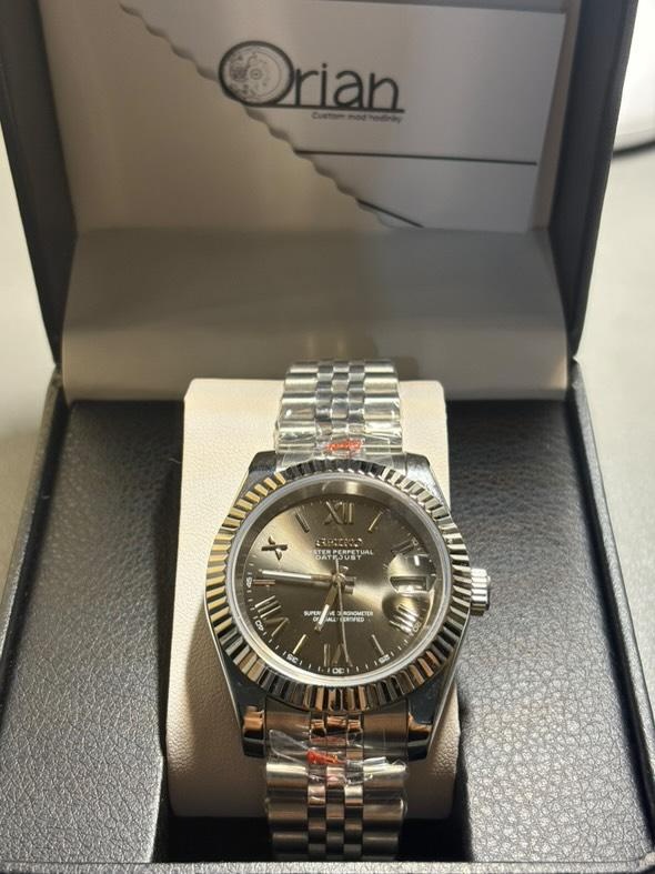 Orian - Seiko Mod Datejust ciferník s rímskymi číslami - 4