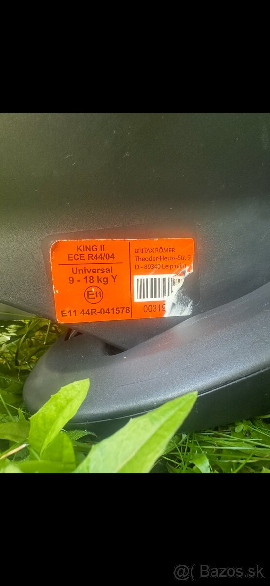 Autosedačka Britax King II - 4