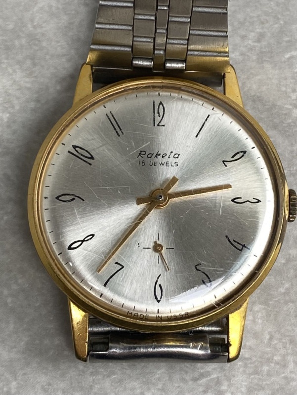 Vintage mechanické hodinky Raketa 16jewels - 4