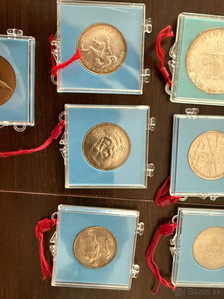 strieborne mince prof - 4