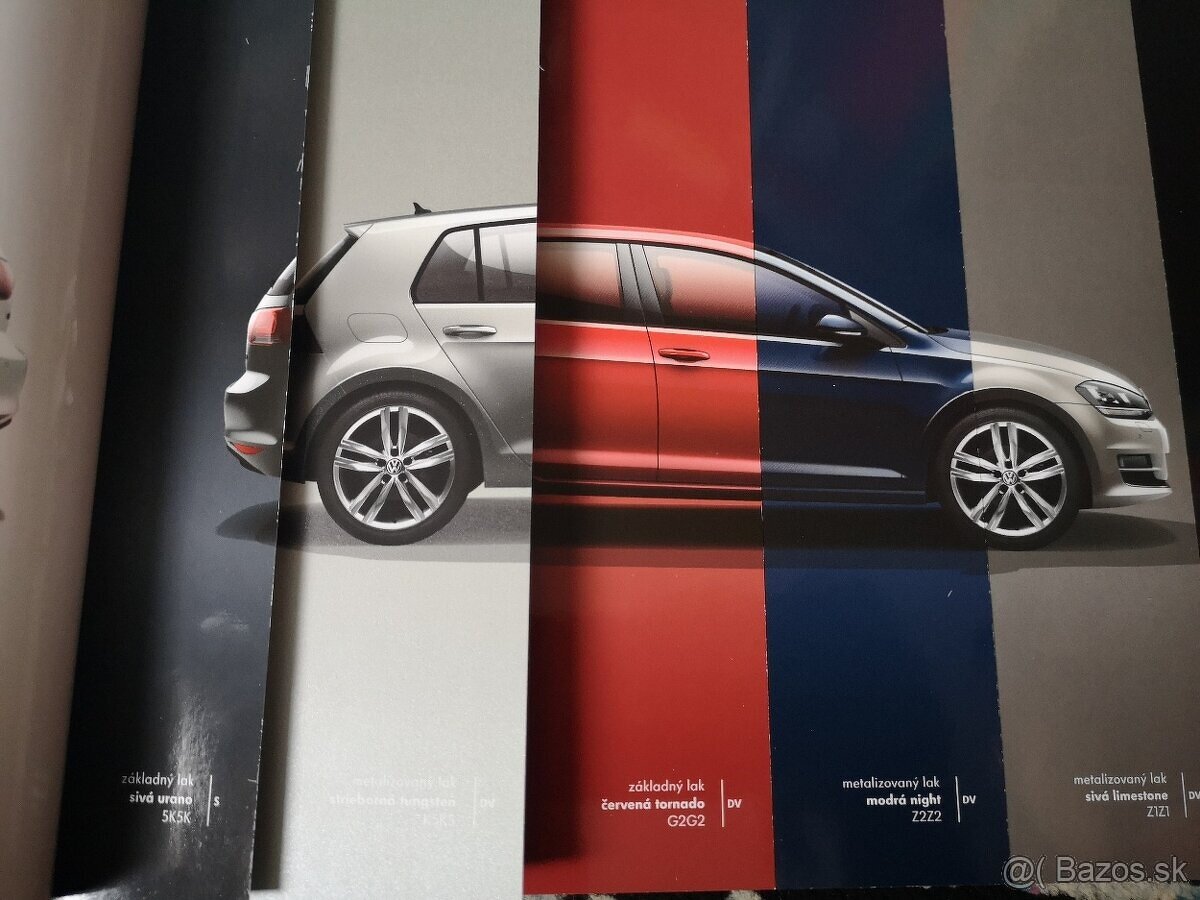 💚🚗Predám Katalóg Volkswagen Golf 7 2012 🏁✨ - 4