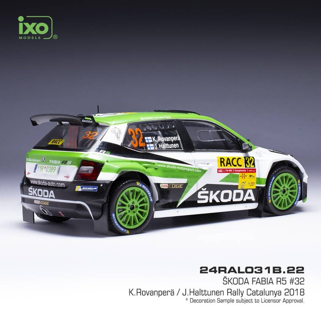Modely Škoda Fabia R5 1:24 IXO - 4